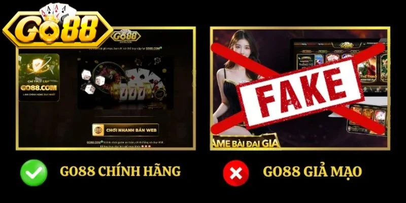 Cách xử lý nếu vào nhầm website không phải Go88